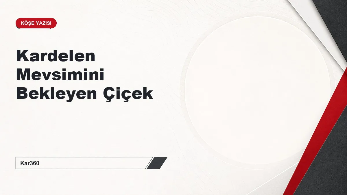 Kardelen Mevsimini Bekleyen Çiçek