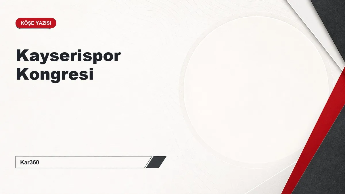 Kayserispor Kongresi
