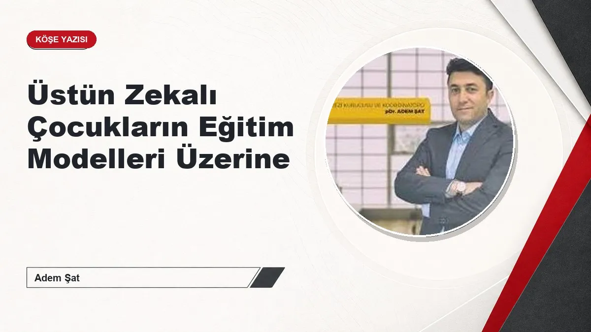 Üstün Zekalı Çocukların Eğitim Modelleri Üzerine