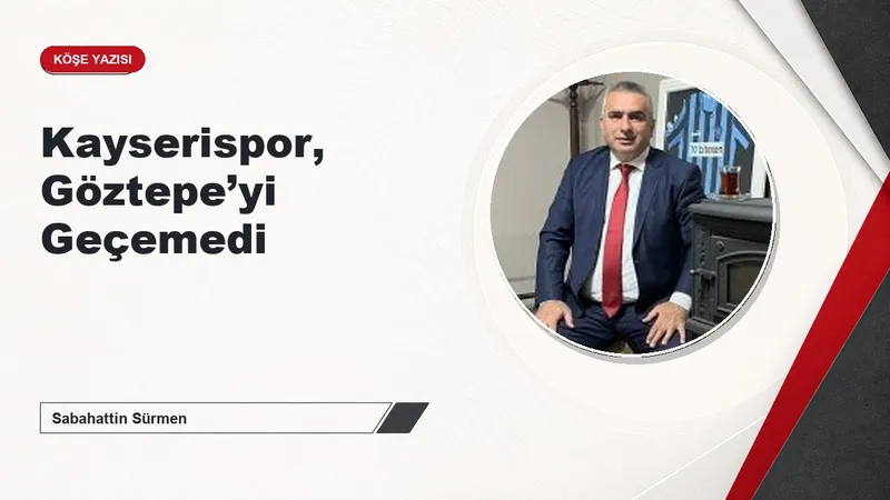 Kayserispor, Göztepe’yi Geçemedi